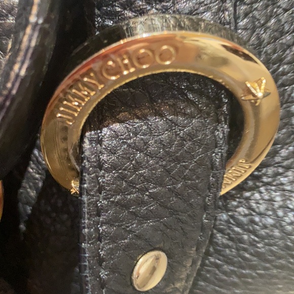 Authentic JIMMY CHOO LEATHER HANDBAG - Picture 2 of 5